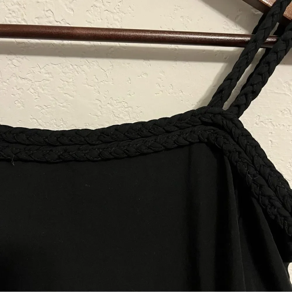 Nikkie Black Off the Shoulder European Designer Dress
